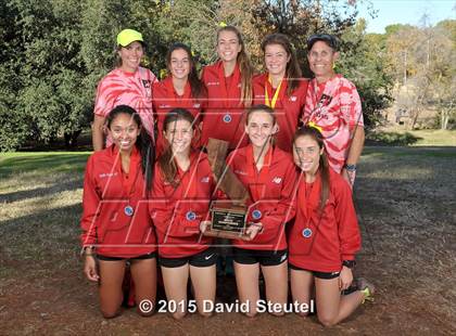 Thumbnail 2 in CIF State Cross Country Championships (Girls Awards) photogallery.