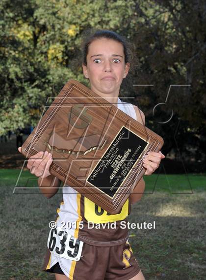 Thumbnail 3 in CIF State Cross Country Championships (Girls Awards) photogallery.