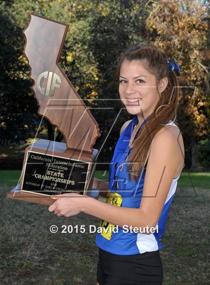 Thumbnail 1 in CIF State Cross Country Championships (Girls Awards) photogallery.