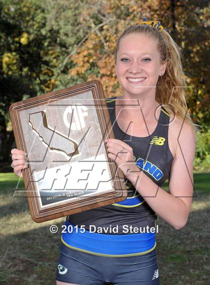 Thumbnail 3 in CIF State Cross Country Championships (Girls Awards) photogallery.