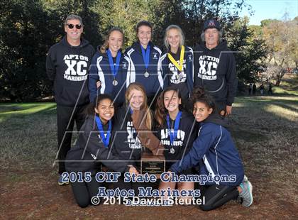 Thumbnail 1 in CIF State Cross Country Championships (Girls Awards) photogallery.