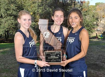 Thumbnail 2 in CIF State Cross Country Championships (Girls Awards) photogallery.