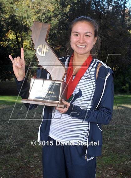 Thumbnail 1 in CIF State Cross Country Championships (Girls Awards) photogallery.