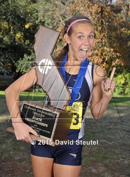 Thumbnail 3 in CIF State Cross Country Championships (Girls Awards) photogallery.