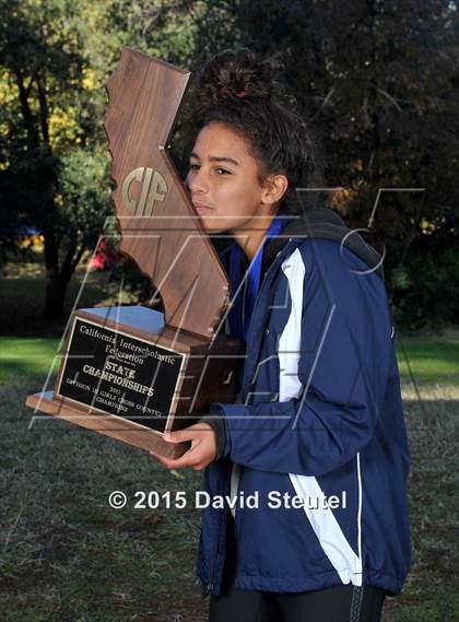 Thumbnail 3 in CIF State Cross Country Championships (Girls Awards) photogallery.