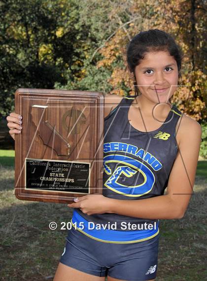 Thumbnail 1 in CIF State Cross Country Championships (Girls Awards) photogallery.