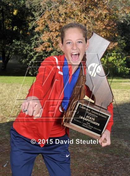 Thumbnail 3 in CIF State Cross Country Championships (Girls Awards) photogallery.