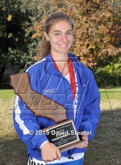 Thumbnail 1 in CIF State Cross Country Championships (Girls Awards) photogallery.