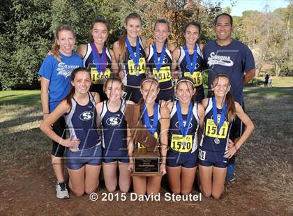 Thumbnail 1 in CIF State Cross Country Championships (Girls Awards) photogallery.