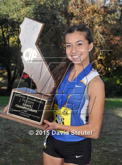 Thumbnail 1 in CIF State Cross Country Championships (Girls Awards) photogallery.