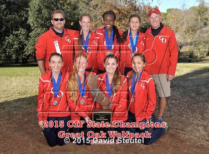 Thumbnail 2 in CIF State Cross Country Championships (Girls Awards) photogallery.