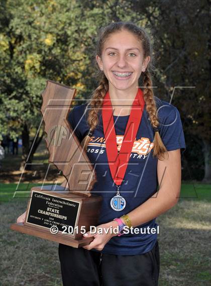 Thumbnail 1 in CIF State Cross Country Championships (Girls Awards) photogallery.