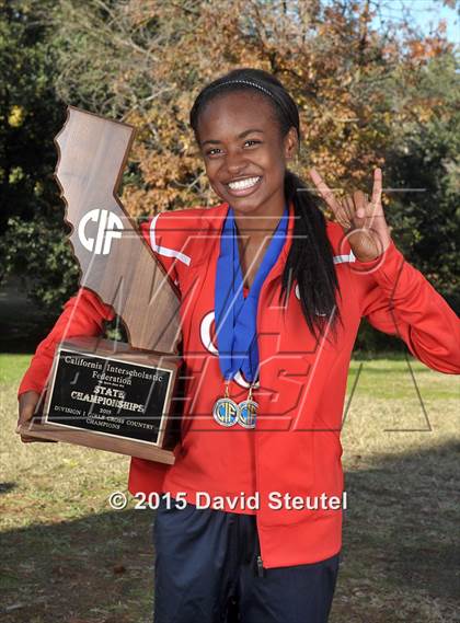 Thumbnail 1 in CIF State Cross Country Championships (Girls Awards) photogallery.