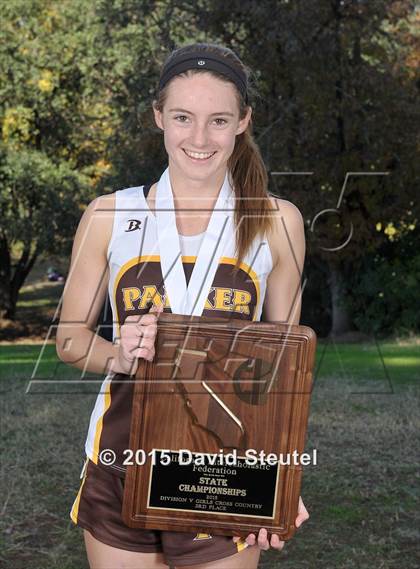 Thumbnail 3 in CIF State Cross Country Championships (Girls Awards) photogallery.