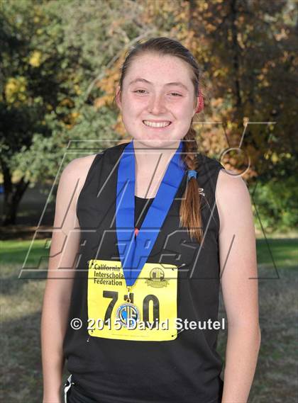 Thumbnail 2 in CIF State Cross Country Championships (Girls Awards) photogallery.