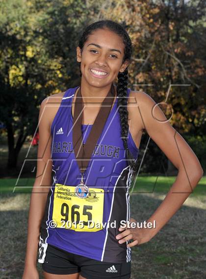 Thumbnail 1 in CIF State Cross Country Championships (Girls Awards) photogallery.