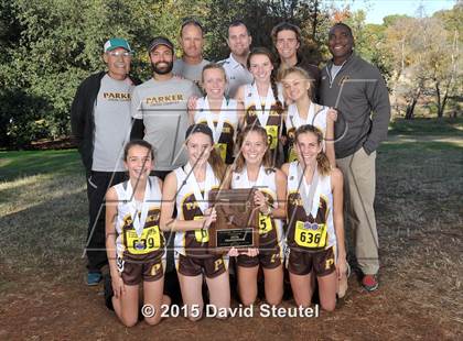 Thumbnail 1 in CIF State Cross Country Championships (Girls Awards) photogallery.