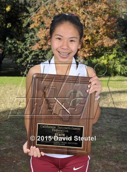 Thumbnail 3 in CIF State Cross Country Championships (Girls Awards) photogallery.