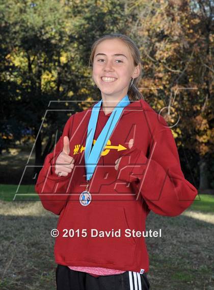 Thumbnail 2 in CIF State Cross Country Championships (Girls Awards) photogallery.