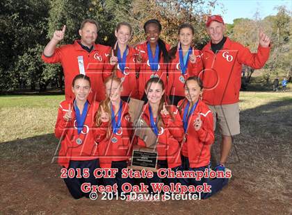 Thumbnail 1 in CIF State Cross Country Championships (Girls Awards) photogallery.