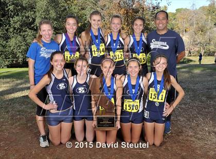 Thumbnail 2 in CIF State Cross Country Championships (Girls Awards) photogallery.