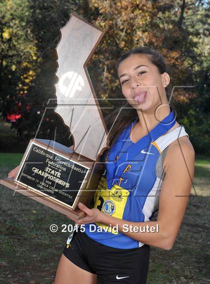 Thumbnail 2 in CIF State Cross Country Championships (Girls Awards) photogallery.