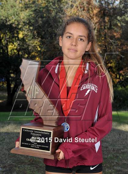 Thumbnail 1 in CIF State Cross Country Championships (Girls Awards) photogallery.