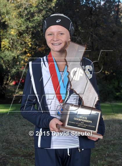 Thumbnail 1 in CIF State Cross Country Championships (Girls Awards) photogallery.