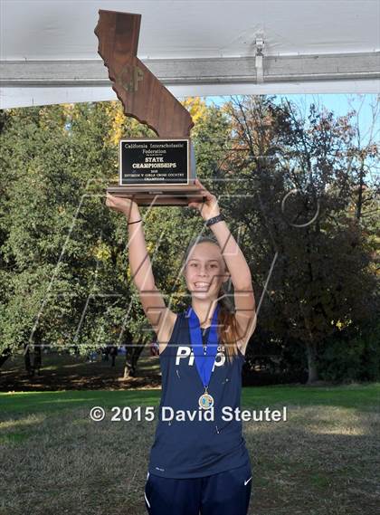 Thumbnail 3 in CIF State Cross Country Championships (Girls Awards) photogallery.