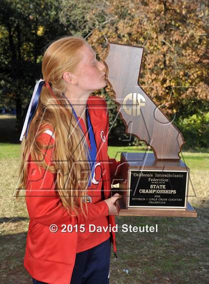 Thumbnail 3 in CIF State Cross Country Championships (Girls Awards) photogallery.