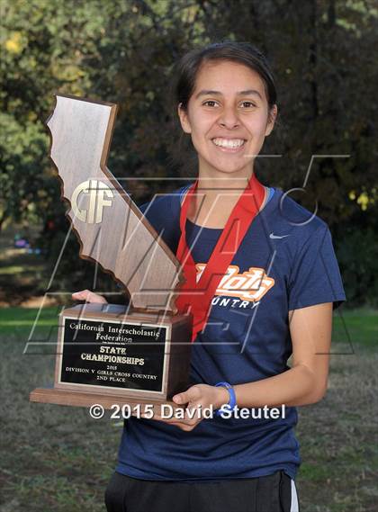 Thumbnail 1 in CIF State Cross Country Championships (Girls Awards) photogallery.