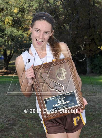 Thumbnail 1 in CIF State Cross Country Championships (Girls Awards) photogallery.