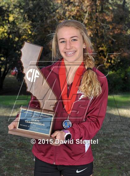 Thumbnail 3 in CIF State Cross Country Championships (Girls Awards) photogallery.