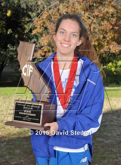 Thumbnail 2 in CIF State Cross Country Championships (Girls Awards) photogallery.