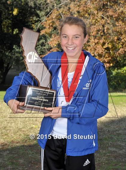 Thumbnail 3 in CIF State Cross Country Championships (Girls Awards) photogallery.