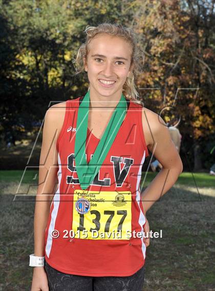 Thumbnail 1 in CIF State Cross Country Championships (Girls Awards) photogallery.