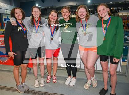 Thumbnail 3 in NCHSAA 3A State Swimming Championship Awards photogallery.