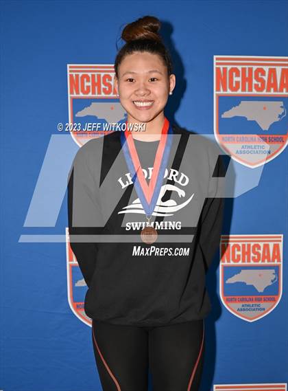 Thumbnail 1 in NCHSAA 3A State Swimming Championship Awards photogallery.