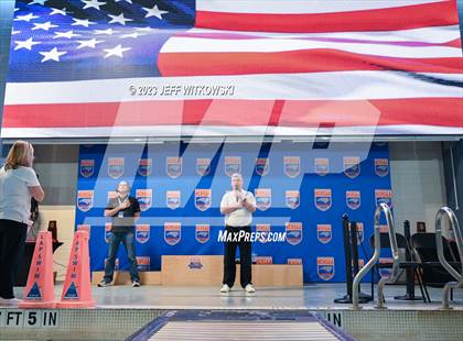Thumbnail 1 in NCHSAA 3A State Swimming Championship Awards photogallery.