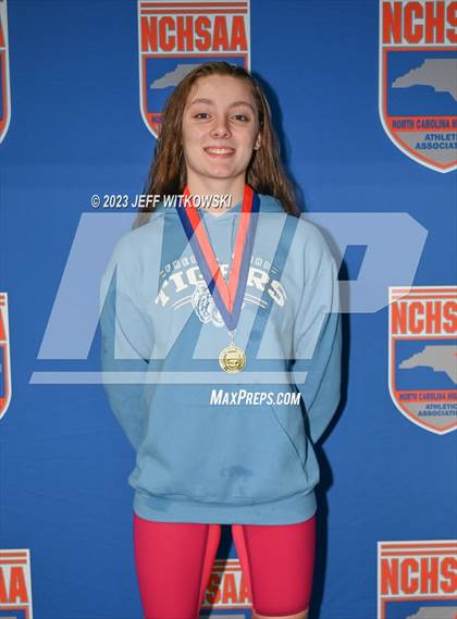 Thumbnail 2 in NCHSAA 3A State Swimming Championship Awards photogallery.