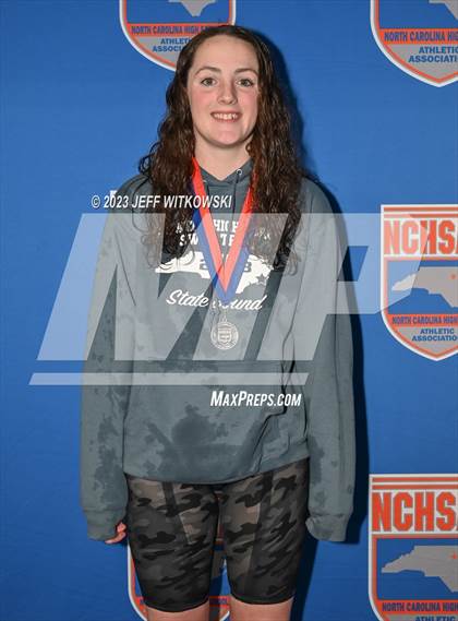 Thumbnail 2 in NCHSAA 3A State Swimming Championship Awards photogallery.