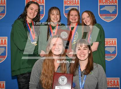 Thumbnail 1 in NCHSAA 3A State Swimming Championship Awards photogallery.