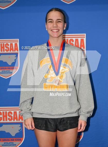 Thumbnail 2 in NCHSAA 3A State Swimming Championship Awards photogallery.