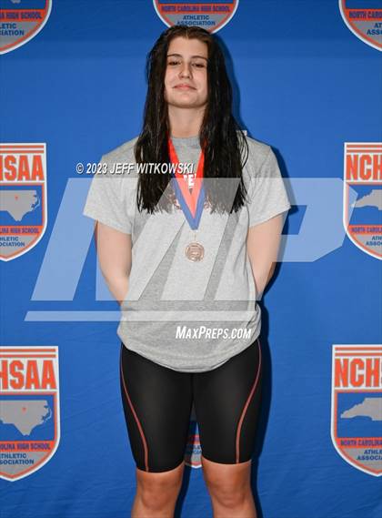 Thumbnail 2 in NCHSAA 3A State Swimming Championship Awards photogallery.