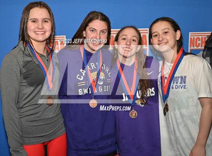 Thumbnail 1 in NCHSAA 3A State Swimming Championship Awards photogallery.