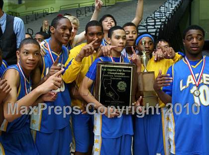 Thumbnail 3 in LACES vs. View Park (CIF LA City Section Small School Final) photogallery.