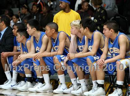 Thumbnail 1 in LACES vs. View Park (CIF LA City Section Small School Final) photogallery.