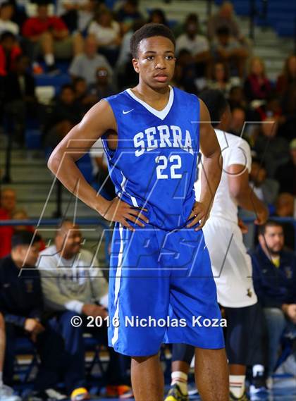 Thumbnail 1 in Santa Monica vs. Serra (Fairfax State Preview) photogallery.