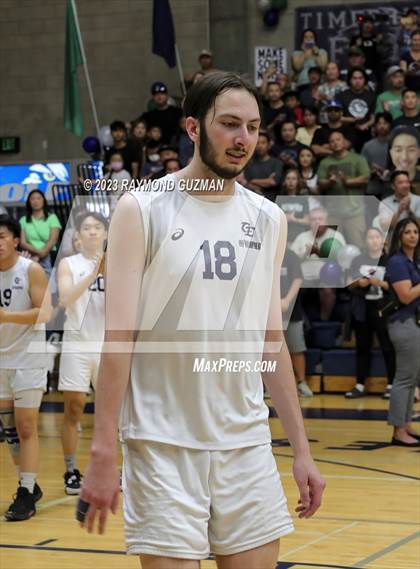 Thumbnail 1 in Clovis @ Clovis East (CIF Norcal Boys VB Regional Final- Division 1) photogallery.