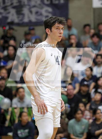 Thumbnail 3 in Clovis @ Clovis East (CIF Norcal Boys VB Regional Final- Division 1) photogallery.